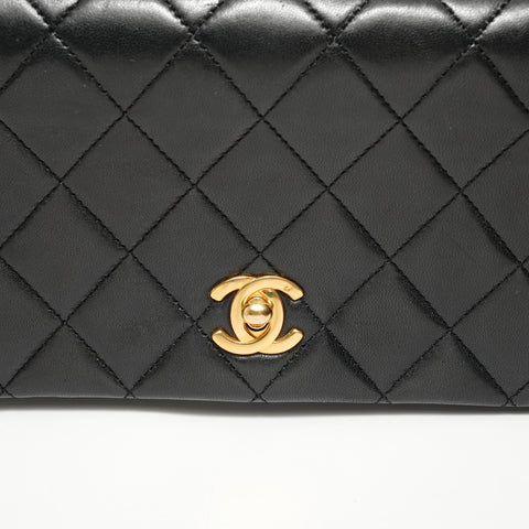 CHANEL Unit 1 Full Flap Chain Shoulder Bag black WS27840