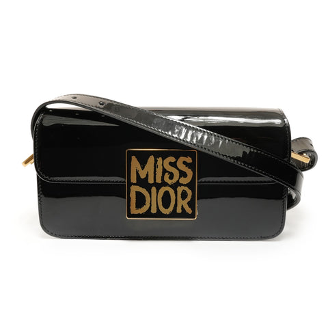 Christian Dior Miss Dior flap bag Shoulder Bag black WS27841