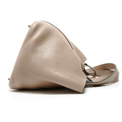 HERMES Picotin Lock PM � P Taurillon Clemence Handbag beige WS27842