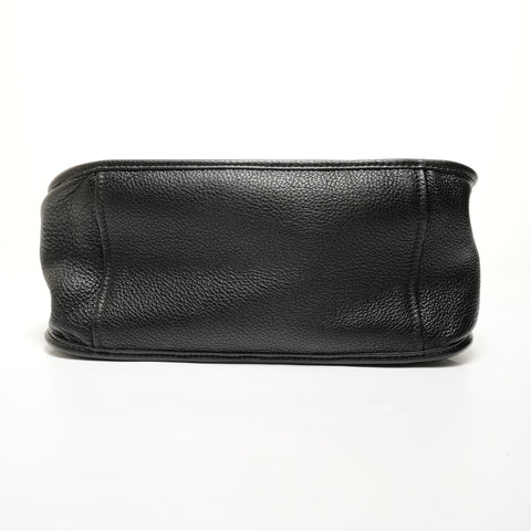 PRADA leather Shoulder Bag black WS27843