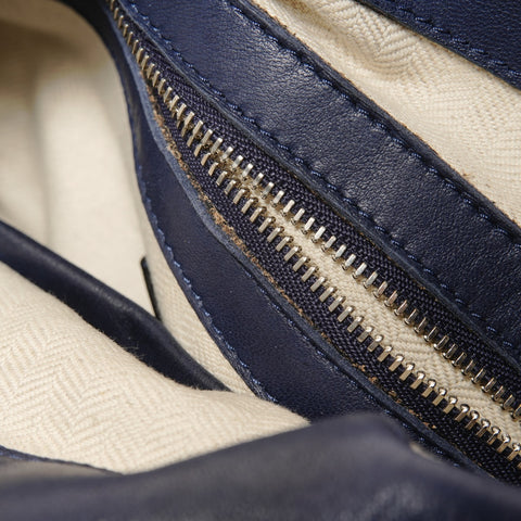 LOEWE flamenco Shoulder Bag Navy WS27844