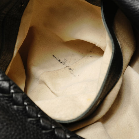 BOTTEGAVENETA INTRECCIATO Cervo Hobo Shoulder Bag black WS27845