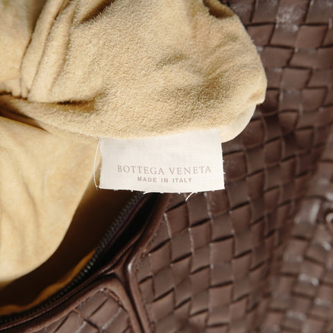 BOTTEGAVENETA INTRECCIATO Hobo Shoulder Bag Brown WS27846