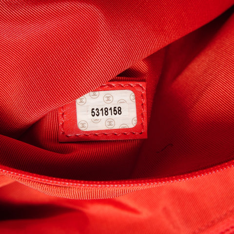 CHANEL Number 5 COCO Mark Tote Bag Red WS27847