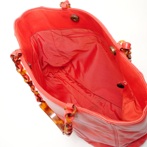 CHANEL Number 5 COCO Mark Tote Bag Red WS27847