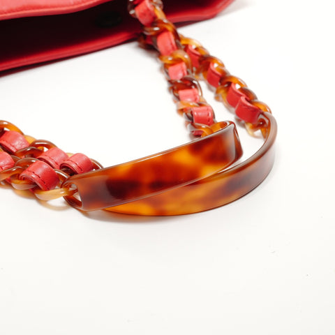 CHANEL Number 5 COCO Mark Tote Bag Red WS27847