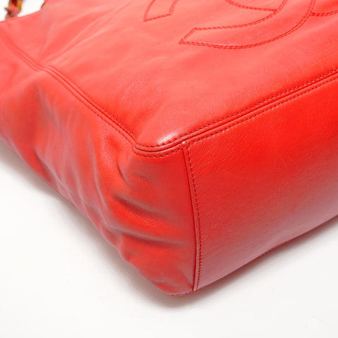 CHANEL Number 5 COCO Mark Tote Bag Red WS27847