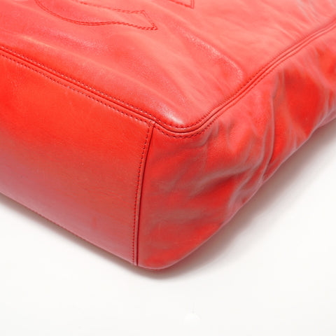 CHANEL Number 5 COCO Mark Tote Bag Red WS27847