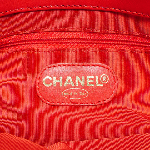 CHANEL Number 5 COCO Mark Tote Bag Red WS27847