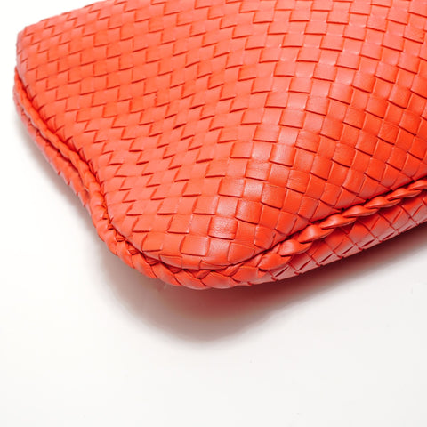 BOTTEGAVENETA INTRECCIATO Hobo Handbag Red WS27848