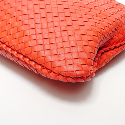 BOTTEGAVENETA INTRECCIATO Hobo Handbag Red WS27848