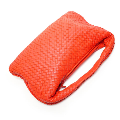 BOTTEGAVENETA INTRECCIATO Hobo Handbag Red WS27848