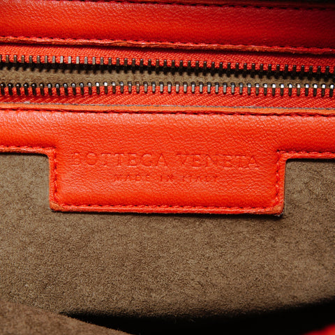 BOTTEGAVENETA INTRECCIATO Hobo Handbag Red WS27848