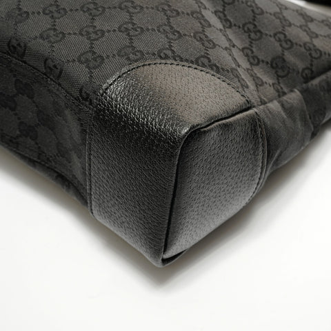 GUCCI GG canvas Shoulder Bag black WS27849