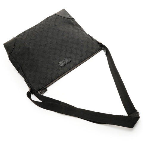 GUCCI GG canvas Shoulder Bag black WS27849