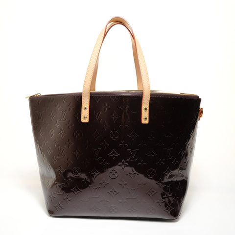 LOUIS VUITTON Monogram Vernis Verview GM Tote Bag Red WS27850