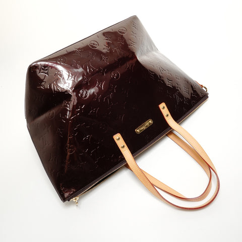 LOUIS VUITTON Monogram Vernis Verview GM Tote Bag Red WS27850