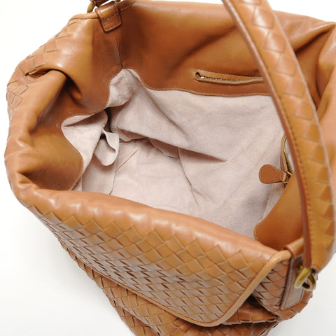 BOTTEGAVENETA INTRECCIATO Shoulder Bag Brown WS27851