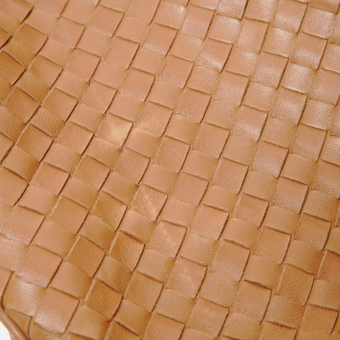 BOTTEGAVENETA INTRECCIATO Shoulder Bag Brown WS27851