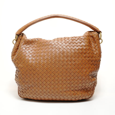 BOTTEGAVENETA INTRECCIATO Shoulder Bag Brown WS27851