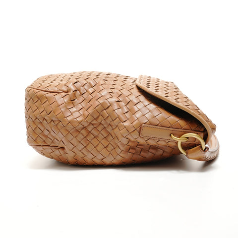 BOTTEGAVENETA INTRECCIATO Shoulder Bag Brown WS27851