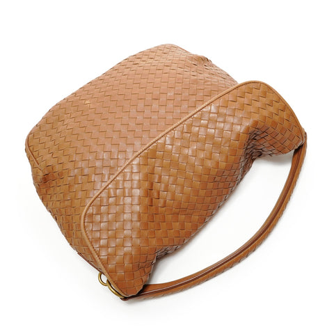 BOTTEGAVENETA INTRECCIATO Shoulder Bag Brown WS27851