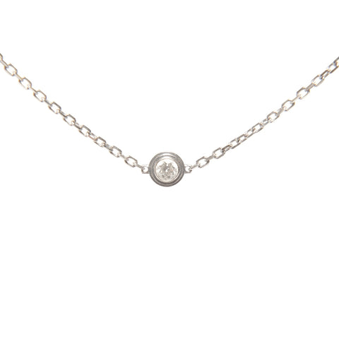 CARTIER Damour Bracelet Au750 White Gold bracelet Silver WS27852