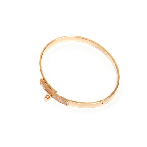 HERMES Kelly Bracelet SH Au750 Diamond bracelet gold WS27854