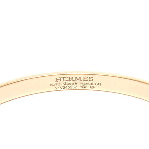 HERMES Kelly Bracelet SH Au750 Diamond bracelet gold WS27854