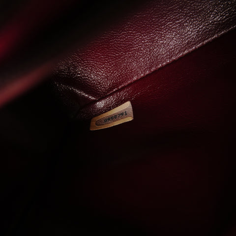 CHANEL Series 0 Double flap Shoulder Bag black WS27859