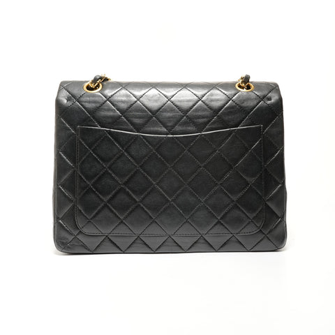 CHANEL Series 0 Double flap Shoulder Bag black WS27859