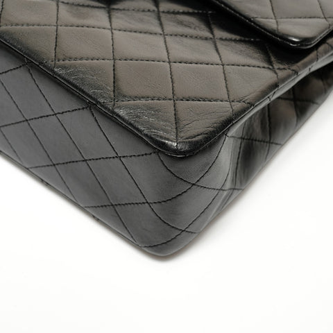 CHANEL Series 0 Double flap Shoulder Bag black WS27859