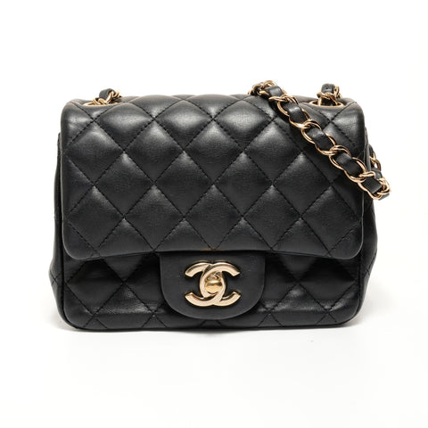 CHANEL Item No. 29 Mini Matelass Chain Shoulder Bag black WS27860