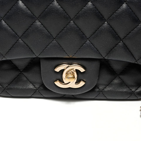 CHANEL Item No. 29 Mini Matelass Chain Shoulder Bag black WS27860