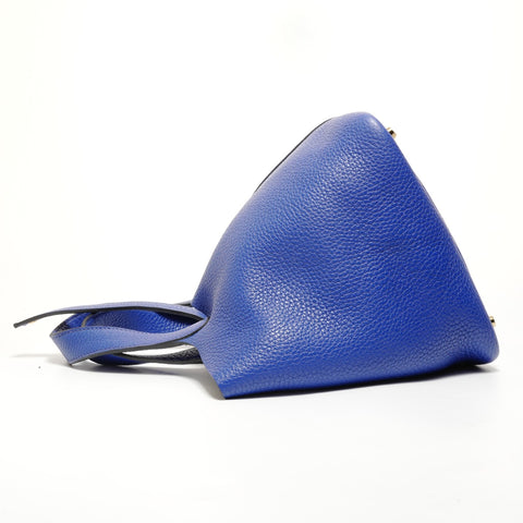 HERMES Picotin Lock PM Taurillon Clemence A stamp Handbag blue WS27862