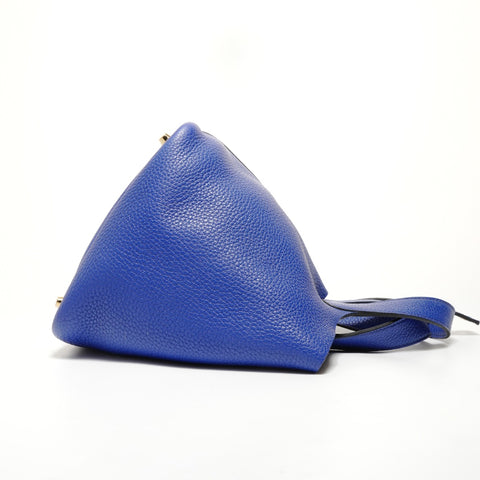 HERMES Picotin Lock PM Taurillon Clemence A stamp Handbag blue WS27862