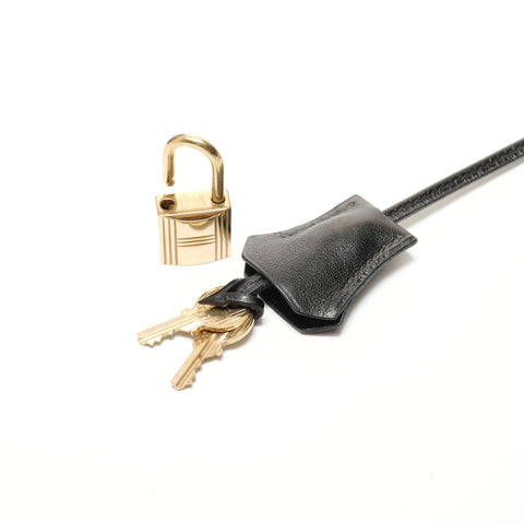 HERMES Birkin 35 Veau Gulliver ○Z Handbag black WS27864