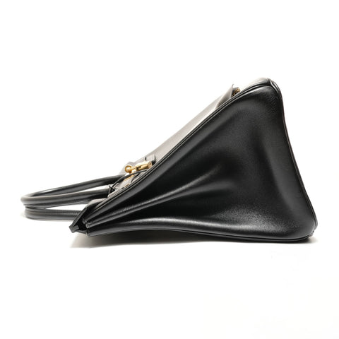 HERMES Birkin 35 Veau Gulliver ○Z Handbag black WS27864