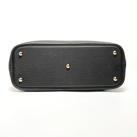 HERMES Bolide 30 2way Taurillon Clemence � L carved Handbag black WS27866