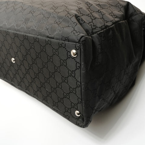 GUCCI GG canvas Boston bag black WS27867