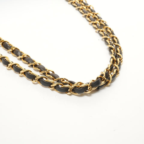 CHANEL Item No. 2: Matelassé Chain Lambskin Double Flap Shoulder Bag black WS27873