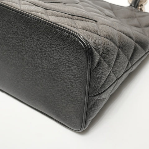 CHANEL Item No. 6, 2000-2001 Replica Tote, COCO Mark, Medallion, Caviar Skin Tote Bag black WS27875