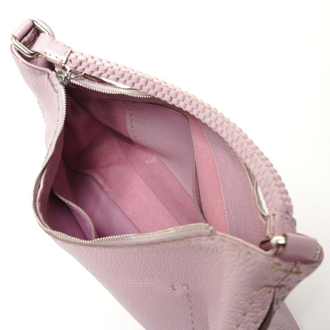 FENDI Celeria leather Shoulder Bag pink WS27876