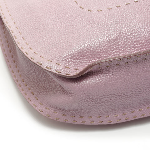 FENDI Celeria leather Shoulder Bag pink WS27876