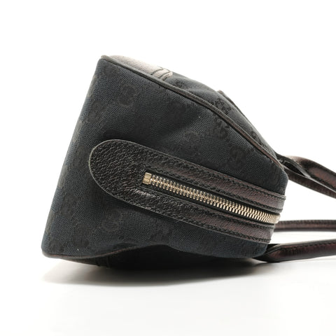 GUCCI GG Canvas Princess Shoulder Bag black WS27879