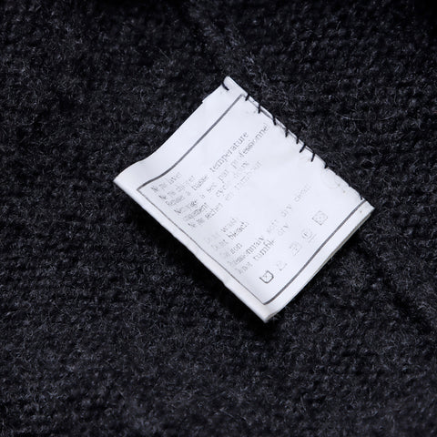 CHANEL COCO Mark 2000s knit cashmere gray WS2787