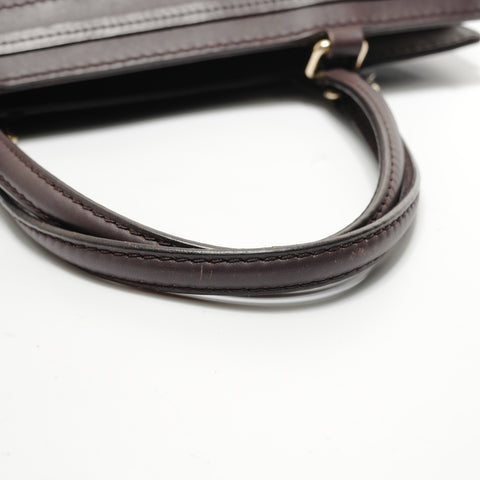 GUCCI Guccissima Leather Mayfair Tote Bag Handbag Brown WS27882