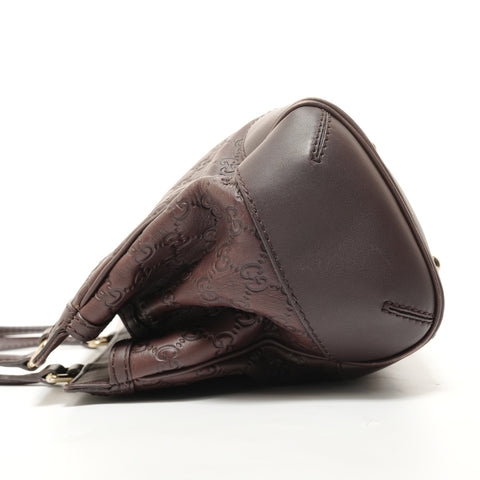 GUCCI Guccissima Leather Mayfair Tote Bag Handbag Brown WS27882