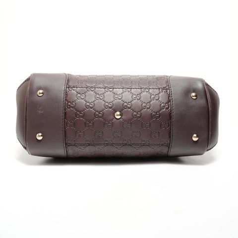 GUCCI Guccissima Leather Mayfair Tote Bag Handbag Brown WS27882