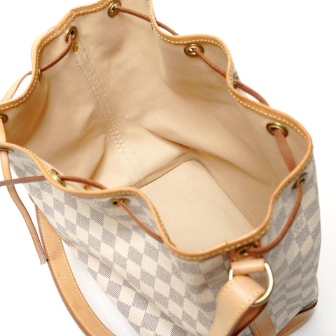 LOUIS VUITTON Damier Azur No, made in 2007 Shoulder Bag white WS27883